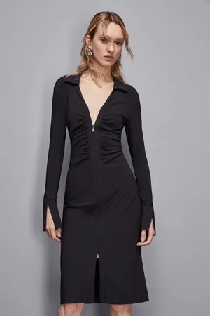 Patrizia Pepe Midikleid mit Reißverschluss