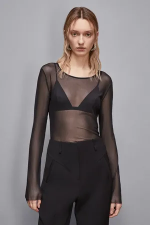 Patrizia Pepe Top „Essential“ aus Tüll