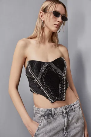 Patrizia Pepe Top mit Schmuckdetail