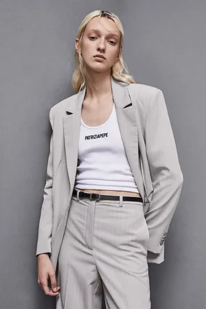 Patrizia Pepe Geripptes Top aus Baumwolle