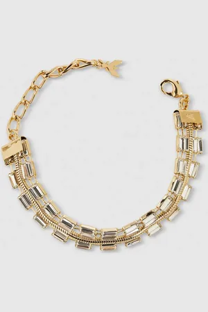 Patrizia Pepe Elegantes Armband aus Messing und Glas