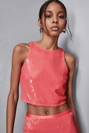 Patrizia Pepe Top mit Pailletten