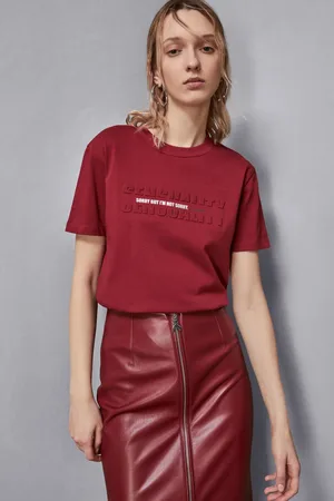 Patrizia Pepe T-shirt mit Slogan