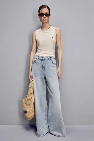 Patrizia Pepe Tank-Top aus Stretch-Leinen