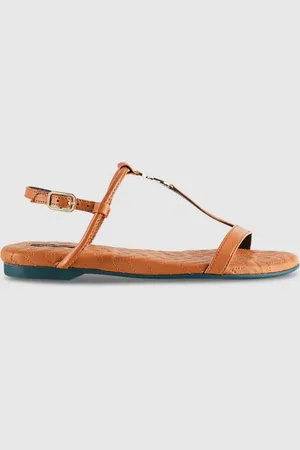 Patrizia Pepe Flache Ledersandalen