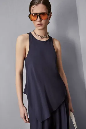 Patrizia Pepe Asymmetrisches Top aus Viskose Essential