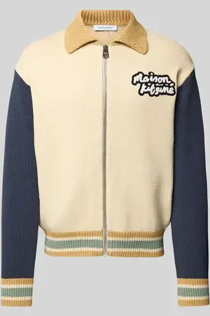 Maison Kitsuné Strickjacke mit Reißverschluss in , Größe L