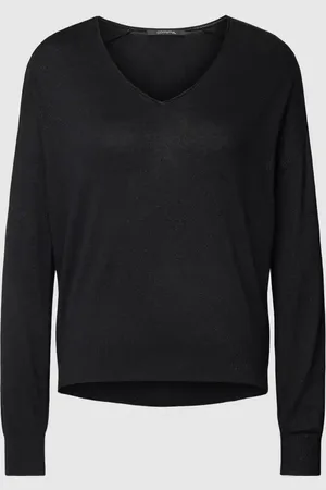Comma, Strickpullover mit V-Ausschnitt in , Größe 34