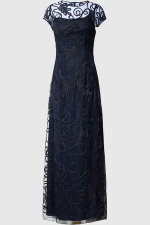 Luxuar Abendkleid mit Stickereien in , Größe 32