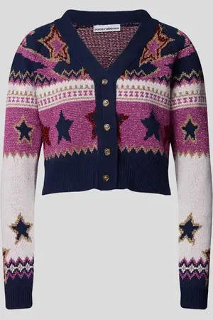 Paco rabanne Cropped Cardigan mit Allover-Muster in , Größe S