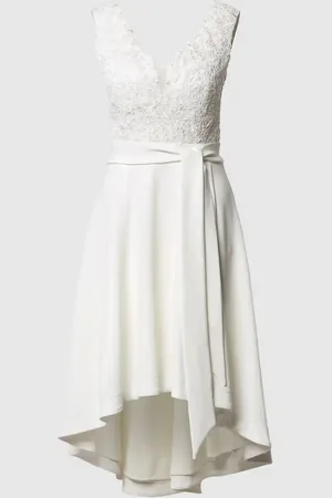 Paradi Brautkleid mit floralen Stickereien in , Größe 42