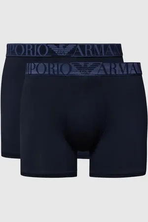 Emporio Armani Trunks im 2er-Pack mit Brand-Schriftzug in , Größe S