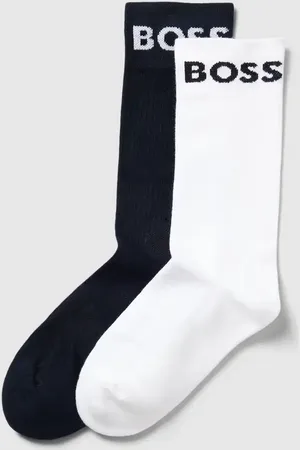 HUGO BOSS Socken mit Label-Print im 2er-Pack in , Größe 43-46