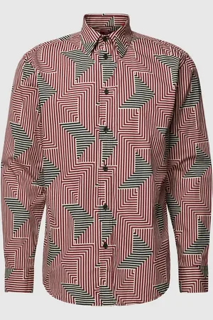 ESPRIT Regular Fit Freizeithemd mit grafischem Muster in , Größe M