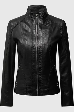 Cabrini Lederjacke mit variablem Stehkragen in , Größe 36