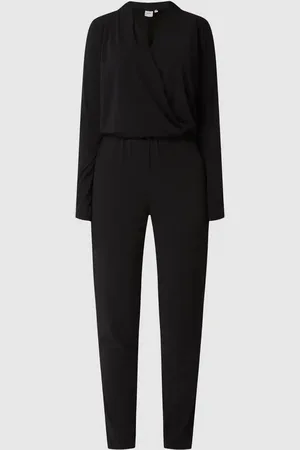 Ichi Jumpsuit in Wickel-Optik Modell 