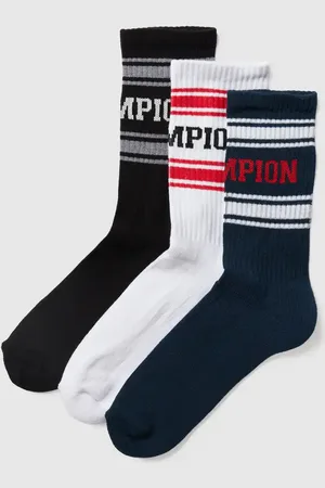 Champion Socken mit Kontraststreifen in , Größe 39-42