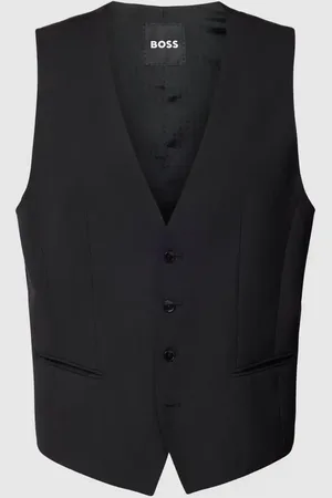 HUGO BOSS Weste mit Paspeltaschen Modell 