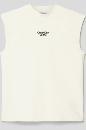 Calvin Klein Top mit Label-Detail Modell 