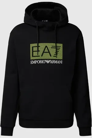 EA7 Hoodie mit Label-Print Modell 