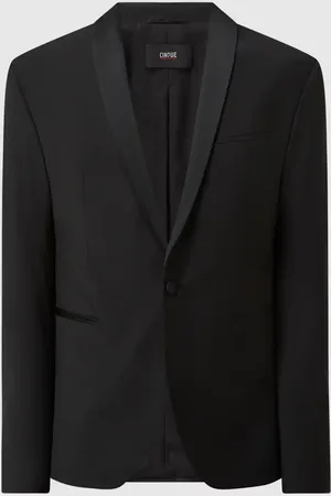 Cinque Super Slim Fit Smoking-Jacke mit Schurwoll-Anteil Modell 