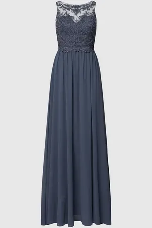Laona Abendkleid mit Ziersteinen und floralen Stickereien in , Größe 34