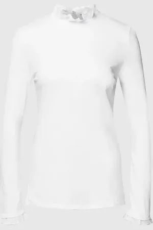 Rich & Royal Longsleeve mit Schlüsselloch-Ausschnitt in , Größe L