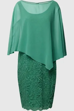 Vera Mont Knielanges Cocktailkleid mit Überwurf in , Größe 52