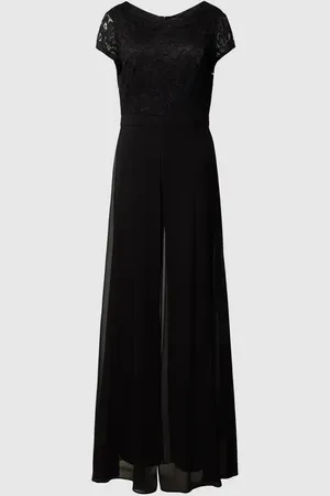 Vera Mont Jumpsuit mit Spitzenbesatz in , Größe 42