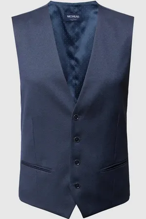 McNeal Slim Fit Weste mit Webmuster in , Größe 48