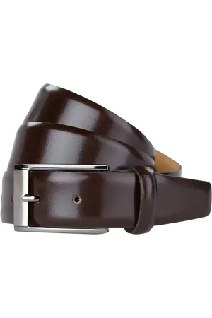 Pierre Cardin Ledergürtel mit Dornschließe in Chrom-Optik in , Größe 105