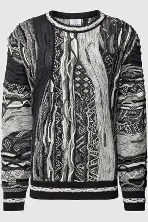 Carlo Colucci Strickpullover mit Allover-Muster in , Größe XXL