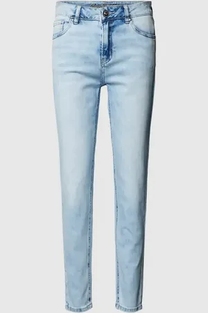 Blue Monkey Slim Fit Jeans mit verkürztem Schnitt Modell 