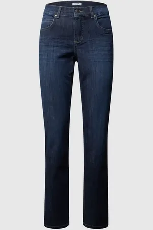 Angels Regular Fit Jeans mit Label-Patch Modell 