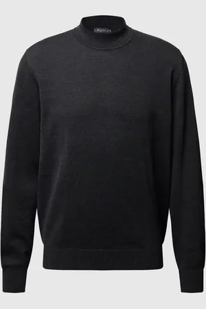 Maerz Pullover aus Merinowolle mit Stehkragen in , Größe 50