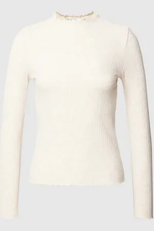 ONLY Slim Fit Langarmshirt mit Rippenstruktur Modell 