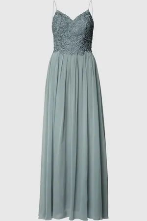 Laona Abendkleid mit floralen Stickereien und Zierperlen in , Größe 40