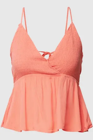 VERO MODA Crop Top aus Viskose mit Smok-Detail Modell 