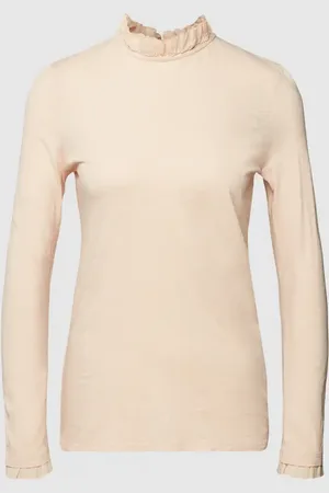 Rich & Royal Longsleeve mit Schlüsselloch-Ausschnitt in , Größe S