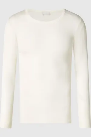 Hanro Longsleeve aus Merinowoll-Seide-Mix in , Größe L