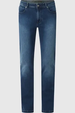 Christian Berg Straight Fit Jeans mit Brand-Detail in , Größe 38/32