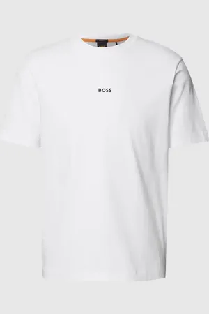 HUGO BOSS T-Shirt mit Label-Print in , Größe XXXL