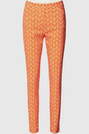 Christian Berg Slim Fit Stoffhose mit Allover-Muster in , Größe 36