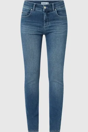 Angels Skinny Fit Jeans mit Label-Patch in , Größe 36/28