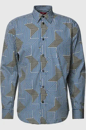 ESPRIT Regular Fit Freizeithemd mit grafischem Muster in , Größe M