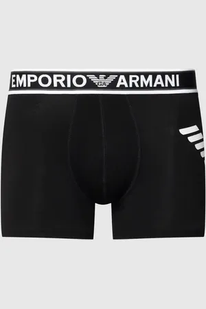 Emporio Armani Trunks mit Label-Print in , Größe S