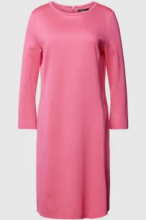 Marc Cain Knielanges Kleid mit Rundhalsausschnitt in , Größe 34