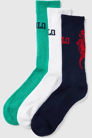 Ralph Lauren Socken mit Label-Print im 3er-Pack Modell 
