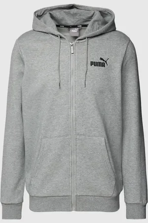 PUMA Sweatjacke mit Label-Print Modell 