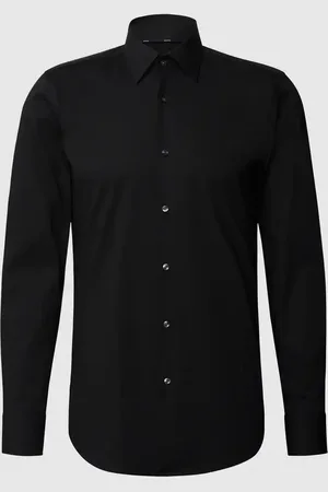 HUGO BOSS Slim Fit Businesshemd aus Popeline mit Stretch-Anteil in , Größe 38